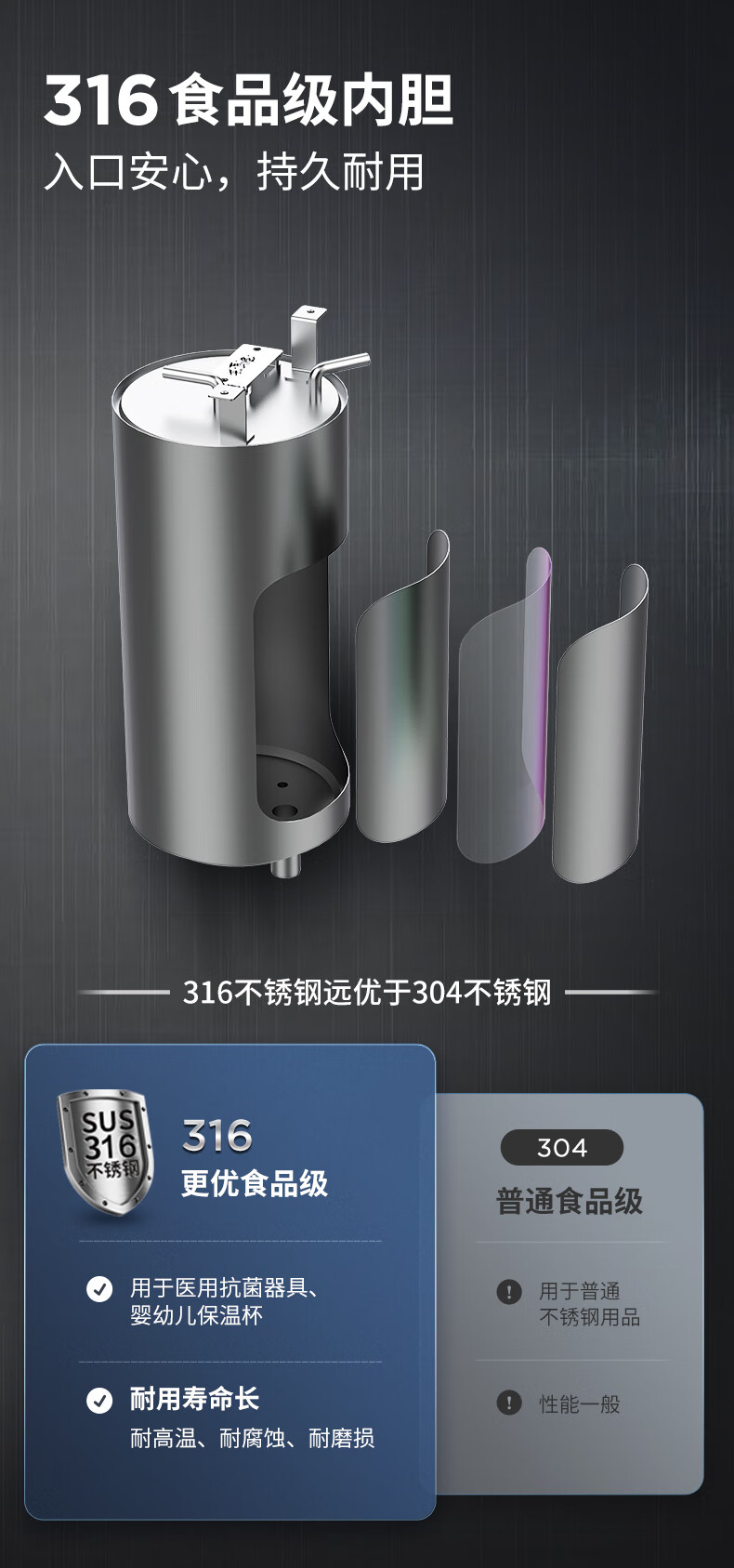 碧水源净水器800G加热净水器保留矿物质的净热一体机家用厨下式纳滤直饮机P800HC2 详情图 5